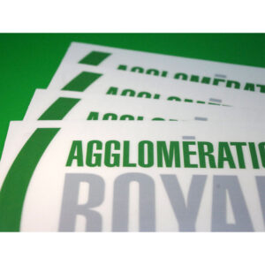 Adhésif signalétique