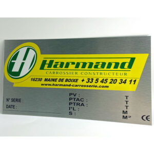 Plaque de firme