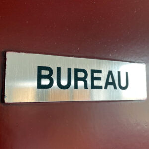 Plaque alu